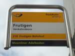 (138'446) - PostAuto-Haltestelle - Frutigen, Verkehrsb�ro - am 6.
