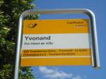 (140'492) - PostAuto-Haltestelle - Yvonand, Pr� H�tel de Ville - am 16.