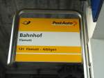 (141'964) - PostAuto-Haltestelle - Flamatt, Bahnhof - am 21.