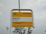 (142'449) - PostAuto-Haltestelle - M�nsingen, Bahnhof - am 10.