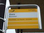 (142'704) - PostAuto-Haltestelle - Neuch�tel, Gare - am 29.