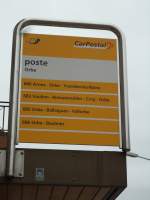 (143'843) - PostAuto-Haltestelle - Orbe, poste - am 27.