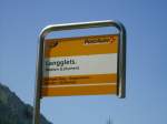 (146'238) - PostAuto-Haltestelle - Blatten (L�tschen), Langglets.