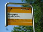 (146'239) - PostAuto-Haltestelle - Blatten (L�tschen), Langglets.