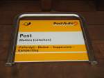 (146'257) - PostAuto-Haltestelle - Blatten (L�tschen), Post - am 5. August 2013