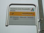 (147'764) - PostAuto-Haltestelle - Melide, Stazione (via Pocobelli) - am 6.