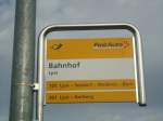 (147'904) - PostAuto-Haltestelle - Lyss, Bahnhof - am 8.
