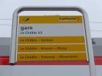 (148'695) - PostAuto-Haltestelle - Le Ch�ble VS, gare - am 2.