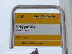 (149'092) - PostAuto-Haltestelle - Obersaxen, Friggah�s - am 1.