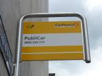 (151'058) - PostAuto-Haltestelle - Del�mont, PubliCar - am 29.