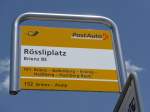 (151'383) - PostAuto-Haltestelle - Brienz BE, R�ssliplatz - am 8.