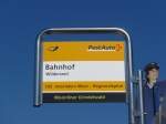 (155'336) - PostAuto-Haltestelle - Wilderswil, Bahnhof - am 23.