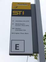 (160'134) - PostAuto/STI-Haltestelle - Interlaken West, Bahnhof - am 26.