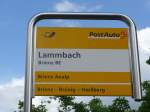 (160'360) - PostAuto-Haltestelle - Brienz BE, Lammbach - am 9.