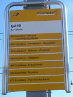 (161'397) - PostAuto-Haltestelle - Echallens, gare - am 28.