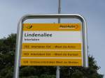 (162'150) - PostAuto-Haltestelle - Interlaken, Lindenallee - am 14.
