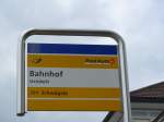 (163'211) - PostAuto-Haltestelle - Urn�sch, Bahnhof - am 2.