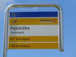 (163'259) - PostAuto-Haltestelle - Schw�galp, Passh�he - am 2.