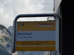 (163'724) - PostAuto-Haltestelle - Lauterbrunnen, Bahnhof - am 22.