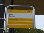 (164'839) - PostAuto-Haltestelle - Neuch�tel, gare - am 15.