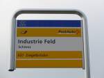 (166'062) - PostAuto-Haltestelle - Sch�nis, Industrie Feld - am 10.