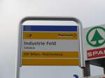 (166'063) - PostAuto-Haltestelle - Sch�nis, Industrie Feld - am 10.