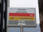 (168'638) - PostAuto-Haltestelle - Bellinzona, Fermata provvisoria - am 6.