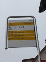 (168'770) - PostAuto-Haltestelle - Frick, Unterdorf - am 20.