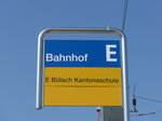 (169'310) - PostAuto-Haltestelle - B�lach, Bahnhof - am 19.