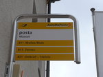 (170'902) - PostAuto-Haltestelle - M�stair, posta - am 16.