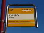 (173'108) - PostAuto-Haltestelle - Mathod, Bras d'Or - am 18.