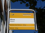 (173'678) - PostAuto-Haltestelle - Naters, Bine - am 7.
