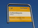 (176'850) - PostAuto-Haltestelle - Saillon, Collombeyres - am 4.