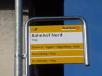 (177'378) - PostAuto-Haltestelle - Visp, Bahnhof Nord - am 26.