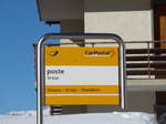 (178'108) - PostAuto-Haltestelle - St-Luc, poste - am 21.