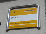 (178'963) - PostAuto-Haltestelle - Botyre - am 12.