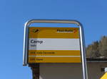(179'558) - PostAuto-Haltestelle - Vals, Camp - am 14.