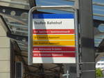 (180'342) - PostAuto-Haltestelle - Teufen, Bahnhof - am 22. Mai 2017