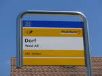 (180'348) - PostAuto-Haltestelle - Wald AR, Dorf - am 22.