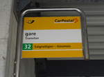 (181'046) - PostAuto-Haltestelle - Tramelan, gare - am 12.