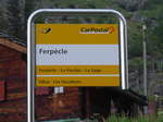 (181'828) - PostAuto-Haltestelle - Ferp�cle - am 9.