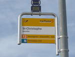 (186'041) - PostAuto-Haltestelle - Develier, St-Christophe - am 21.