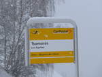 (188'408) - PostAuto-Haltestelle - Les Agettes, Tsamor�s - am 11.