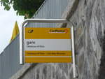 (193'273) - PostAuto-Haltestelle - Ch�teau-d'Oex, gare - am 21.