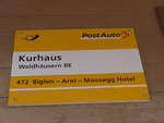 (193'660) - PostAuto-Haltestelle - Waldh�usern BE, Kurhaus - am 3.