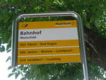 (194'872) - PostAuto-Haltestelle - Maienfeld, Bahnhof - am 15.