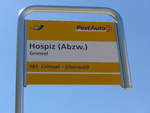 (195'254) - PostAuto-Haltestelle - Grimsel, Hospiz (Abzw.) - am 29.