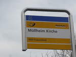 (201'206) - PostAuto-Haltestelle - M�llheim, Kirche - am 17.