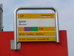 (203'573) - PostAuto-Haltestelle - Moutier, gare - am 13.
