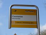 (203'713) - PostAuto-Haltestelle - Beurnev�sin, Couronne - am 15.